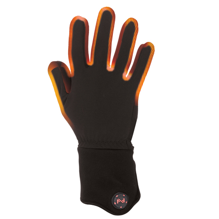 MOBILE WARMING Unisex Black Heated Glove Liner, XL, 7.4V MWUG06010520
